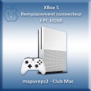 Réparation console Microsoft XBox S : Remplacement connecteur FPC HDMI