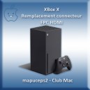 Réparation console Microsoft XBox X : Remplacement connecteur FPC HDMI
