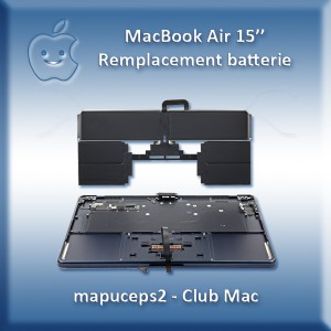 Réparation Apple MacBook Air Retina 15" A2941 : Remplacement batterie