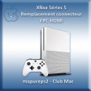 Réparation console Microsoft XBox série S : Remplacement connecteur FPC HDMI