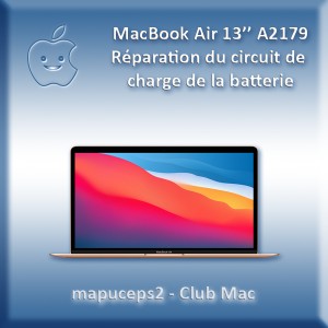 MacBook Air Retina 13" A2179 - Réparation du circuit de charge